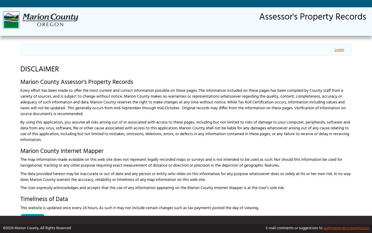 Marion County property records search for Salem deed records