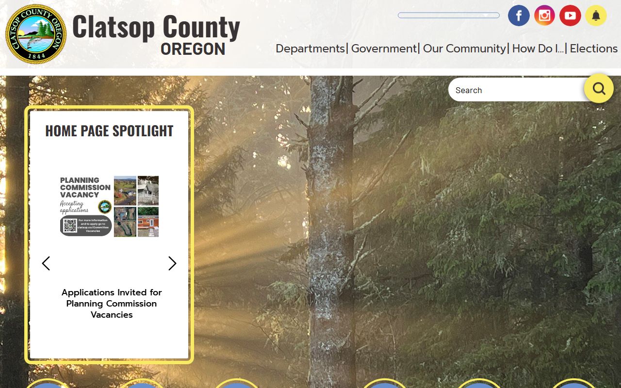 Clatsop County official website for deed records in Astoria Oregon