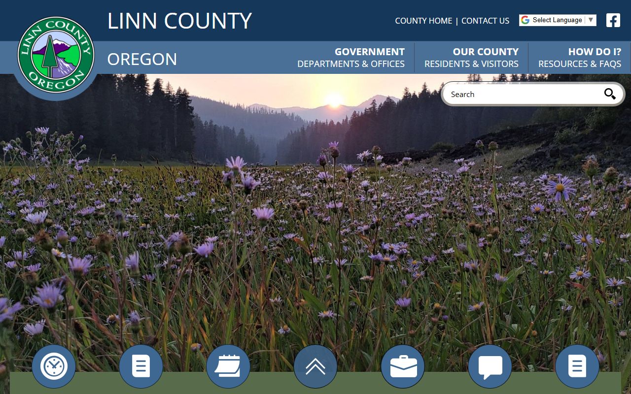 Linn County official website for deed records and clerk services